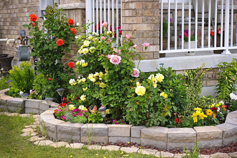 Garden bed setup - Yard & Stone Landscaping - Northumberland