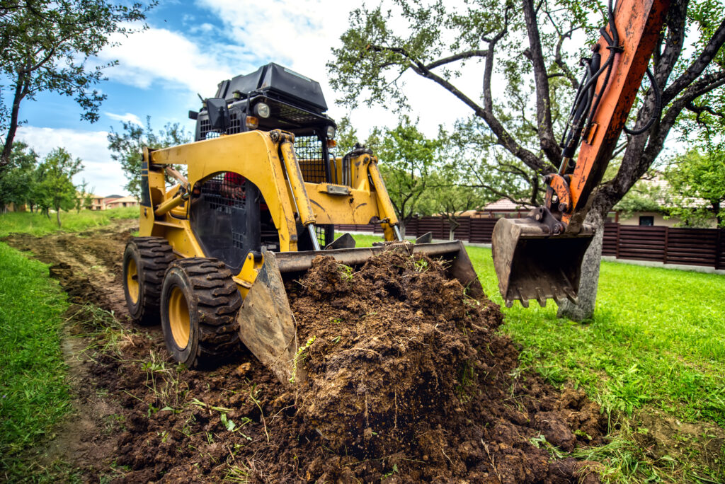 Garden grading - Yard & Stone Landscaping - Northumberland