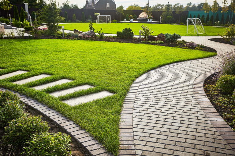 Interlock pathway - Yard & Stone Landscaping - Northumberland