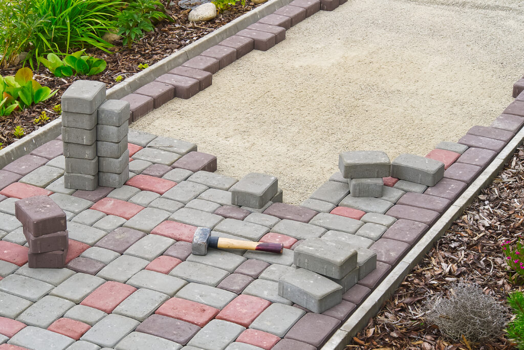Paving Stones - Yard & Stone Landscaping - Northumberland