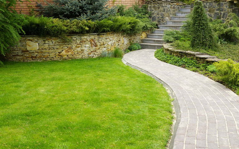 Garden interlock Walkways - Yard & Stone Landscaping - Northumberland