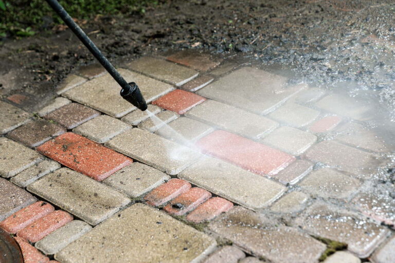 Interlock Pressure washing - Yard & Stone Landscaping - Northumberland