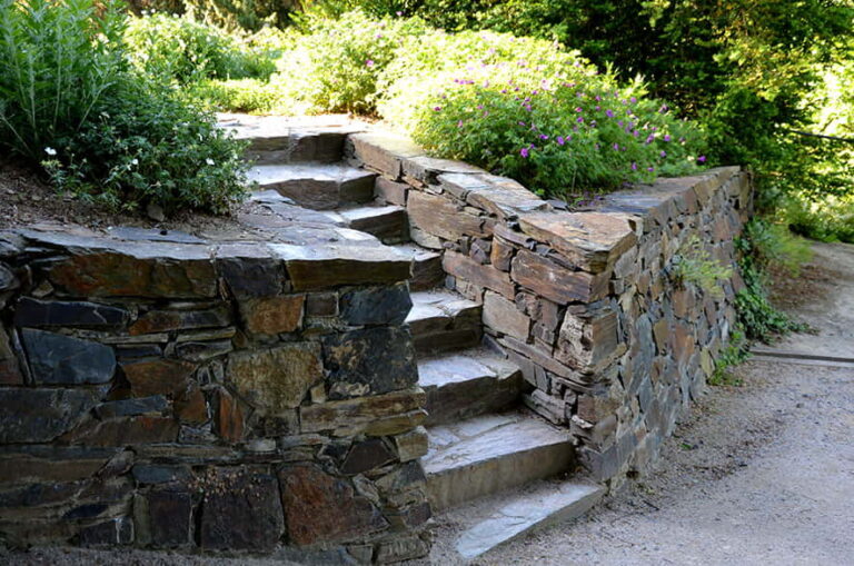 Stone Staircase - Yard & Stone Landscaping - Northumberland